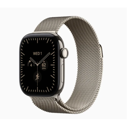 Apple Watch Series 12 42mm Titanium Натуральный титан (Natural) с ремешком Milanese Loop
