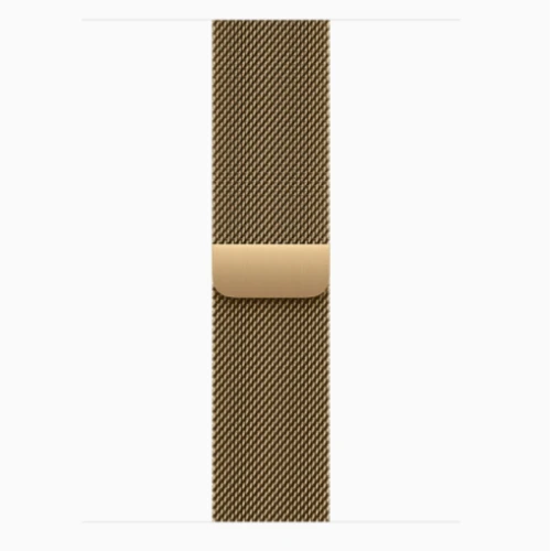 Apple Watch Series 12 42mm Titanium Сияющее золото с ремешком Milanese Loop