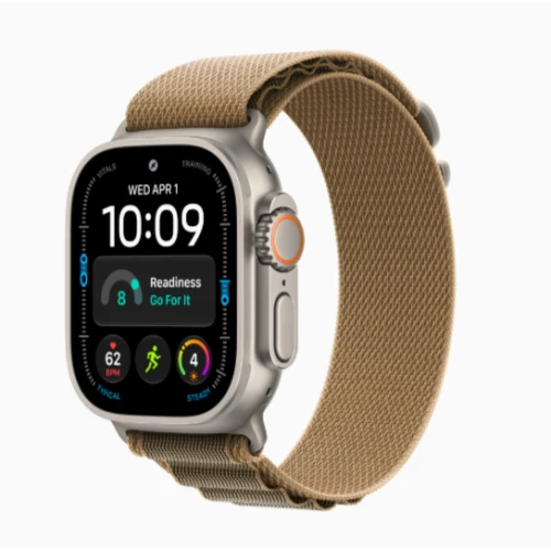 Apple Watch Ultra 4 49mm Натуральный титан с пустынным Alpine Loop
