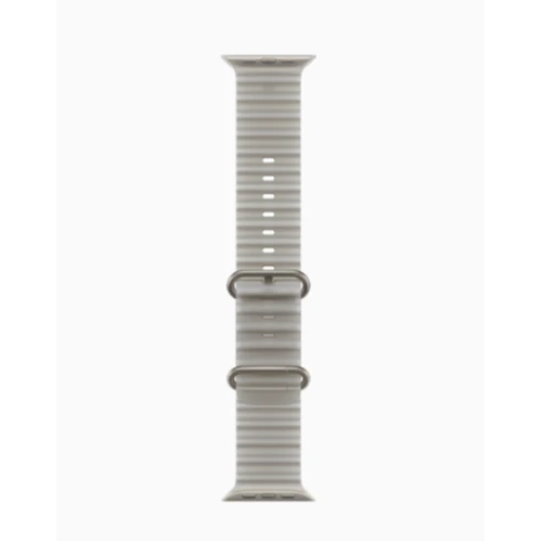 Apple Watch Ultra 4 49mm Натуральный титан с серым Ocean Band